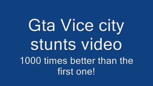 GTA Vice City Stunts!