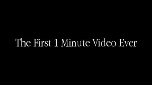 The 1 Minute Video